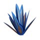 thumbnail image 1 of DIY Metal Art Tequila Escultura Rústica 9 Hojas Escultura De Jardín Decoración Para El Hogar Azul Oscuro 35cm, 1 of 5
