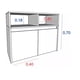 thumbnail image 5 of Baul Juguetero Mueble Guardado Infantil con Ruedas, 5 of 5