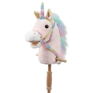 Peluche Con Forma De Unicornio En Forma De Palo, Caballo, Hollyhome, Relincho Y Galopando