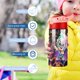 thumbnail image 5 of PinkfongBotella de Agua con Tapa Pop Top de Un Toque, Acero Inoxidable, a Prueba de Fugas, para Deportes, Botella Infantil rosa 12 oz, 5 of 6