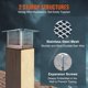 thumbnail image 4 of Tapa de chimenea VEVOR 30 x 30 cm, acero inoxidable 304, color plateado, 4 of 9