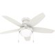 thumbnail image 1 of Ventilador de techo Hunter Lilliana LED 112 cm blanco para interior, 1 of 9