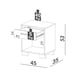 thumbnail image 3 of Velador Londrina 1 Cajón, 3 of 3