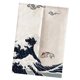 thumbnail image 1 of Puerta de algodón de estilo japonés, puerta, cortina, olas, 85x120cm, 1 of 5