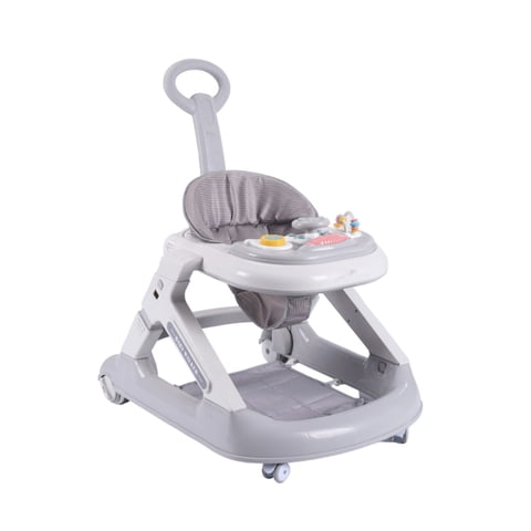 Andador Caminador 5 En 1 Con Apoya Pies Lubabycas Gris
