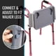 thumbnail image 3 of Walker Tray DMI Rollator Mobility con portavasos de 5 libras de capacidad, 3 of 6