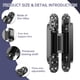 thumbnail image 4 of Bisagras ocultas zeyuansen de 180 grados, ajuste en 3 direcciones, 4 of 6