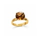 thumbnail image 1 of Anillo Ajustable Solitario Precious Gem con Baño de Oro 18K., 1 of 9