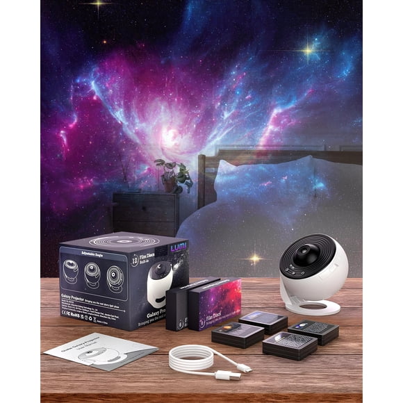 Proyector Galaxy LUMI Galaxy Lumi con 12 discos de película HD