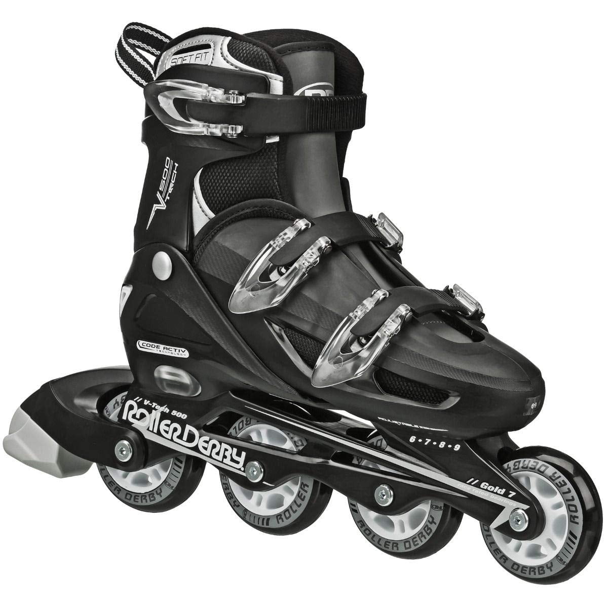 Patines En Línea Roller Derby V-tech 500, Tamaño Ajustable