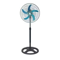 Click Ventas - Pack X2 Ventilador Industrial Metal Alta 3 En 1 Piso Pared Pedesta