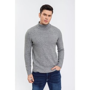 Likeshop - Sweater Hombre Tejido Algodon Cuello Alto Colores 7211