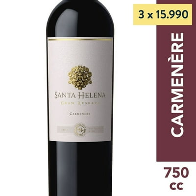 Vino Tinto Gran Reserva Carmenere Botella Selección Del Directorio 750 Ml Santa Helena