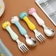 thumbnail image 2 of 304 Stainless Steel Dinosaur Baby Children's Portable Tableware Cartoon Spoon Fork Learning Training Chopsticks Fork Spoon Set, 2 of 5
