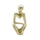 thumbnail image 3 of Escultura Pensador Oro, 3 of 3