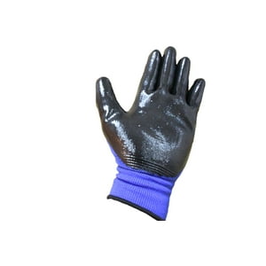 Blacksmith - Guante Nylon Con Palma Nitrilo Negro Talla 9