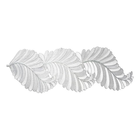 Genérico - Camino Mesa Decorativo Diseño Hojas Calado Texturizado Jhn