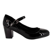 Zapato Cueca Alba Negro Charol Alquimia