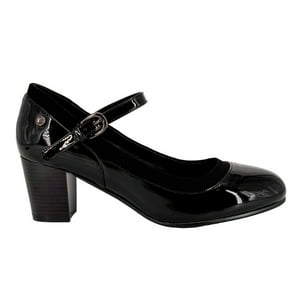 Zapato Cueca Alba Negro Charol Alquimia