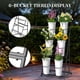 thumbnail image 5 of Expositor de flores TerraKit negro con 6 cubos de 3 niveles, 5 of 8