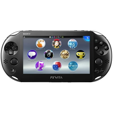 Consola Sony Play Station PS Vita 2000 Slim Usada y Auténtica, WiFi, Color Negro (Como Nueva)