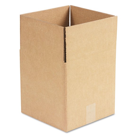Caja de envío General Supply 25 cm, paquete de 25 unidades, color marrón