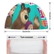 thumbnail image 2 of Masha y el oso Gorro de Natación de Licra, Gorro de Baño de Tela Cómoda, Gorro Elástico Antideslizante para Hombres, Mujeres y Niños, 2 of 6