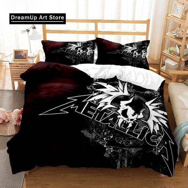 Metal Music Band M-Metallica Bedding Set Bed Set Adult Kid Bedroom Duvet cover Set Home Textile
