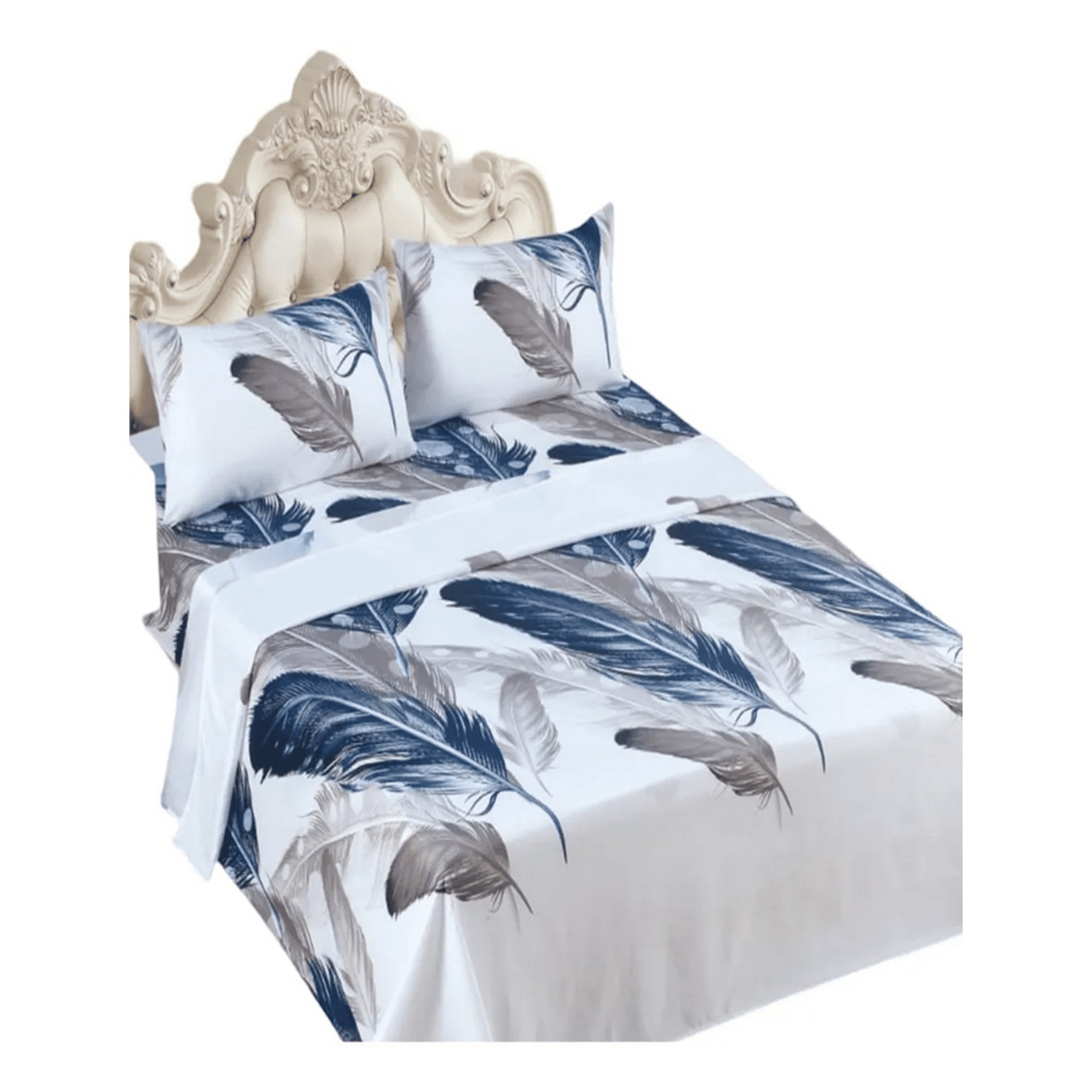 Genérico - Sabana 1.5 Plaza 144 Hilos Algodón Suave