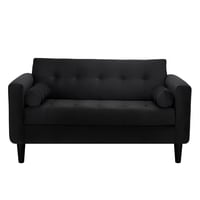 Bodevir - Sofa Retro 2C Felpa 00 Negro