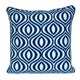 thumbnail image 1 of Almohada cuadrada geométrica azul 50x50 cm de la colección Parkland, 1 of 1