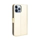 thumbnail image 1 of Funda tipo libro para iPhone 13 PRO MAX, cartera todo‑en‑uno, funda multifuncional con tarjetero y correa de muñeca desmontable, 1 of 4