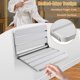thumbnail image 5 of Asiento de ducha plegable Flngr de 16 pulgadas, soporte de pared, blanco, plegable, 5 of 7