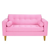 Bodevir - Sofa Retro 2C Felpa 01 Rosado