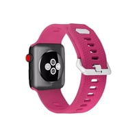Genérico - Correa Compatible Iwatch Apple Watch 42/44/45Mm-L Rojo