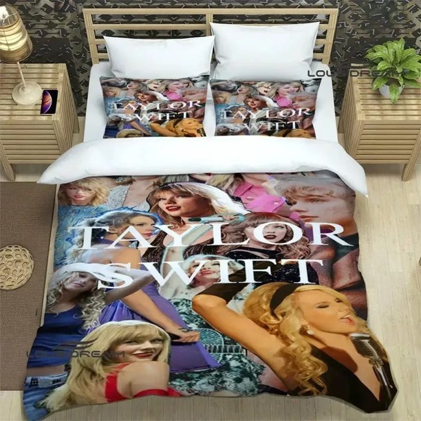 Singer T-Taylor-Swifts Bedding Sets exquisite bed supplies set duvet cover comforter set bedding set luxury birthday giftBed Sheets