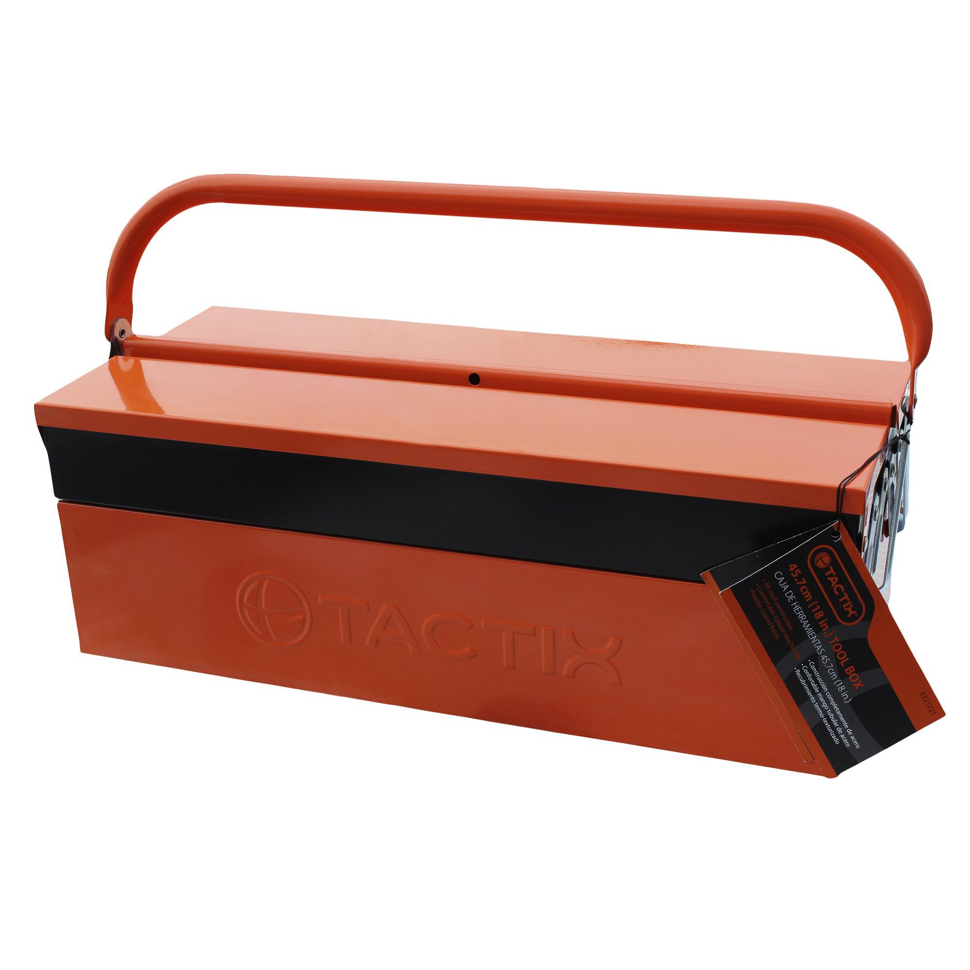 Tactix - Caja Herramientas Metálica 2 Niveles