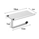 thumbnail image 5 of Portarrollos de papel higiénico con soporte para teléfono, dispensador de rollos de papel higiénico de acero inoxidable cromado pulido, soporte de pared para baño, 5 of 8