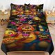 thumbnail image 1 of x583 Five Nights at Freddy's Bed Duvet Cover Microfiber Bedding Sets 3D Printed Lightweight 3 Piece Comforter Sets, 1 Duvet Cover And 2 Pillow Shams for Kids Boys Girls 90"x90" jn583, 1 of 5