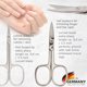 thumbnail image 2 of Tijeras 3 Swords Germany Kit de manicura y pedicura de 10 piezas con estuche rosa, 2 of 6