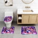 thumbnail image 2 of Henry Danger Juego de 3 alfombras de baño de coral fleece: tapete de baño + alfombra de inodoro en forma de U + funda de tapa de inodoro en forma de O, 2 of 6