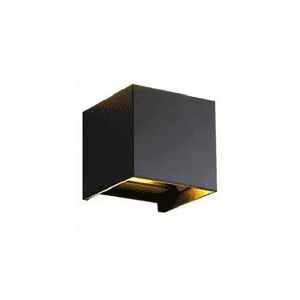 Genérico - Foco Aplique Doble Cara Ajustable Para Pared Exteriores Negro