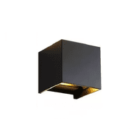 Genérico - Foco Aplique Doble Cara Ajustable Para Pared Exteriores Negro