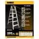 thumbnail image 2 of Escalera DEWALT DXL2010-03 de 3 pies con capacidad para 300 libras, color plateado, 2 of 3