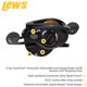thumbnail image 4 of Carrete de pesca Lew's Pro SP 8.3:1 para mano derecha con bastidor de aluminio, 4 of 7
