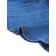 thumbnail image 5 of INSPIRE CHIC Falda de Mujer Vuelta al Cole Fishtail Bodycon Cintura Alta Midi Falda de Mezclilla Azul S, 5 of 7