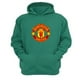 thumbnail image 1 of Polerón Canguro Manchester United Verde Aguamarina Talla Xs Unisex, 1 of 3