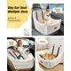 thumbnail image 5 of Asiento de coche Wooaidagg para perro de tamaño mediano, color beige, 5 of 5