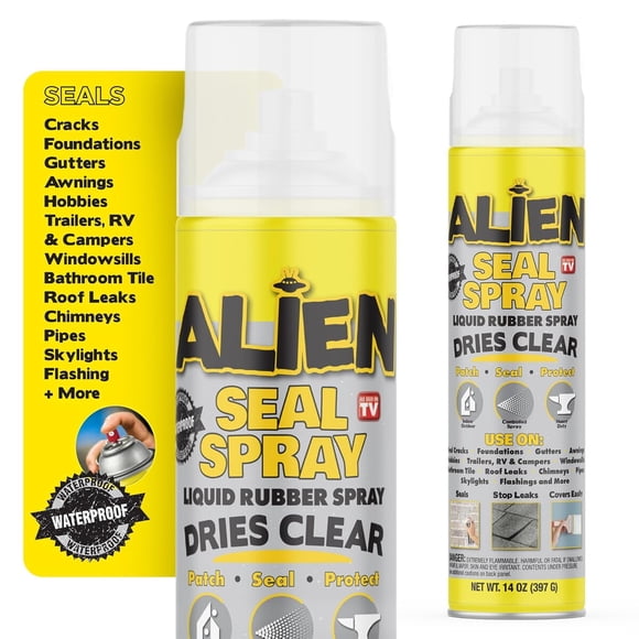 Sellador Spray Alien Seal Líquido Transparente 397 g Impermeable