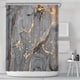 thumbnail image 3 of 1pc Golden Crackle Marble Bath Rug Set with Anti-Slip Mat and Shower Curtain - U-Shaped Toilet Mat and Cover - Luxurious Bathroom Accessories and Decor, 3 of 4